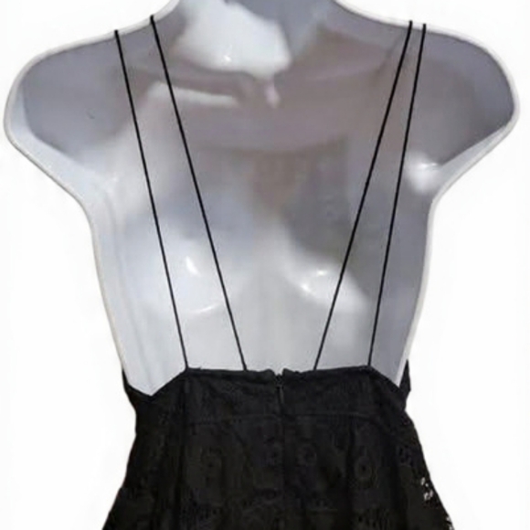 Free People Just Like Honey Backless Handkerchief Babydoll Dark Fairy Whimsigoth - Picture 3 of 6